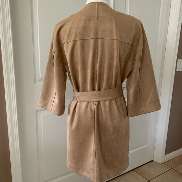 CHICO’S faux suede kimono coat - Picture 6 of 9